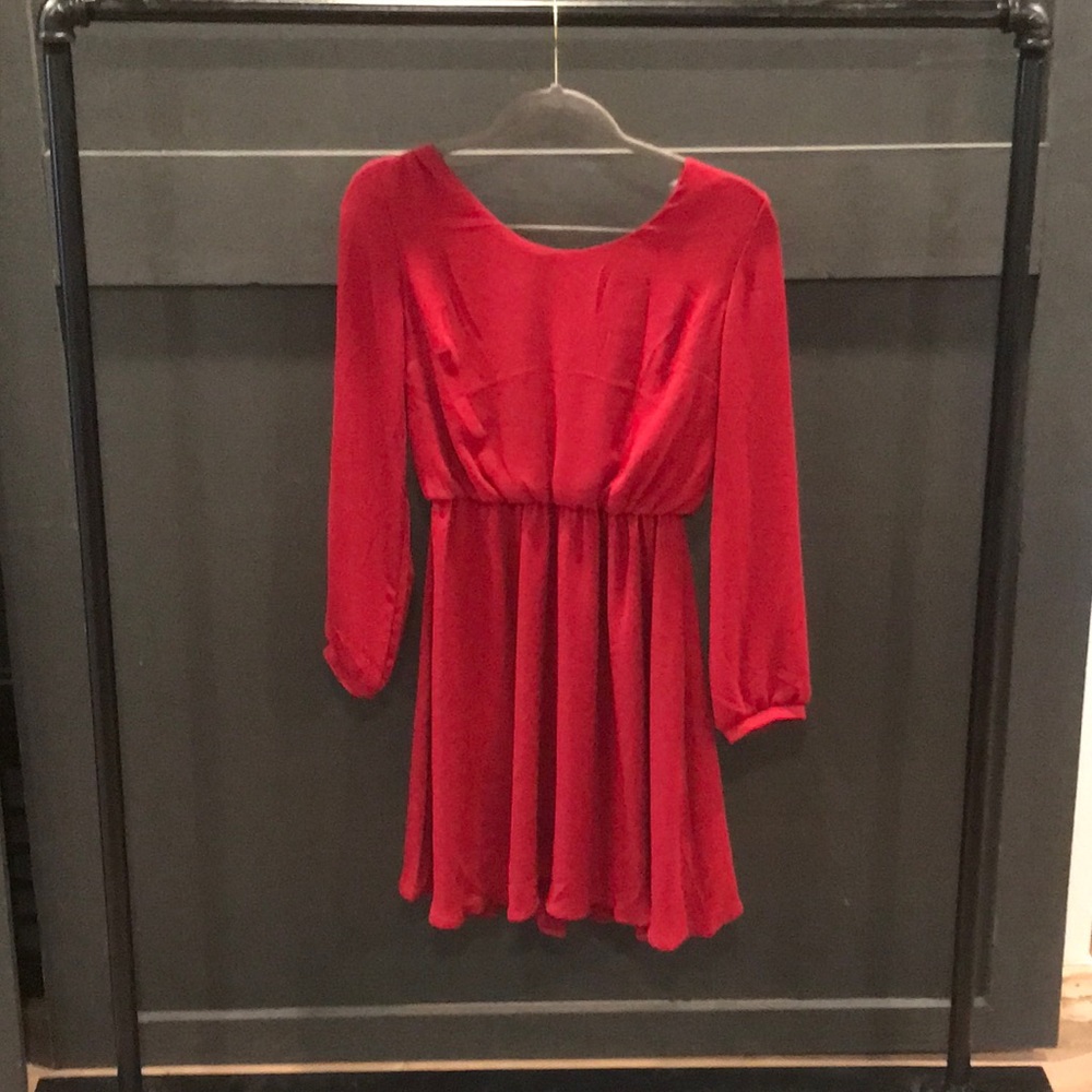 Red dress